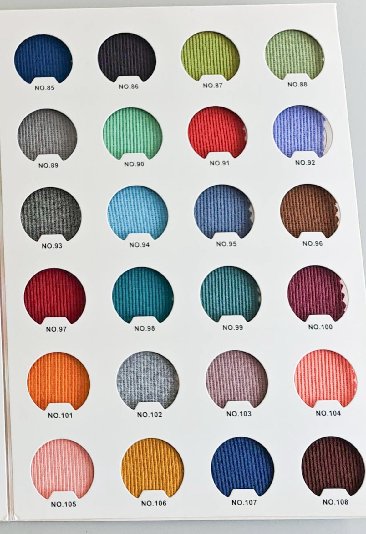 Solid 2x2 rib for cuffs more colours - PRE ORDER