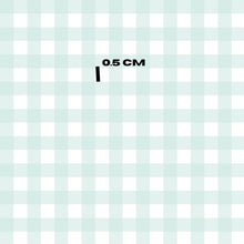 Load image into Gallery viewer, Soft mint gingham Pastel rainbow