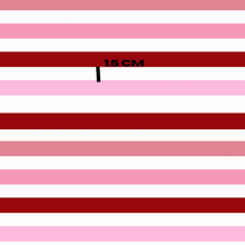 Load image into Gallery viewer, Horizontal valentine stripes