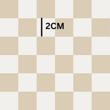 Load image into Gallery viewer, Off white and Beige checks