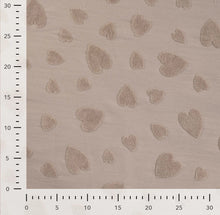 Load image into Gallery viewer, Jacquard cotton hearts Sand