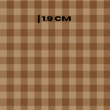 Load image into Gallery viewer, Brown brown ginham