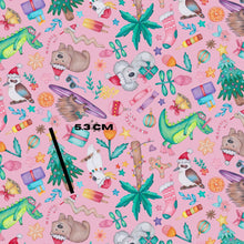 Load image into Gallery viewer, Cartoon Christmas Pink