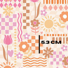 Load image into Gallery viewer, Boho sun checks patchwork