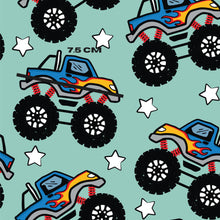 Load image into Gallery viewer, Monster truck on aqua