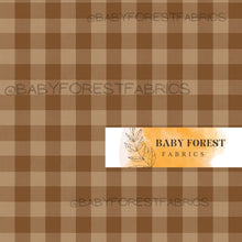 Load image into Gallery viewer, Brown brown ginham