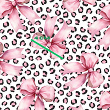Load image into Gallery viewer, Pink Leopard bows