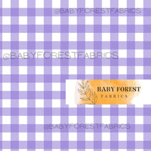 Load image into Gallery viewer, Bright colour block Purple gingham