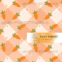Load image into Gallery viewer, Orange carrot gingham