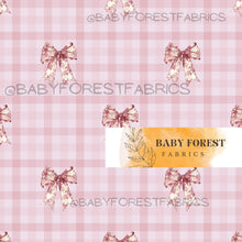 Load image into Gallery viewer, Dainty Bows On Gingham Pink Walandella
