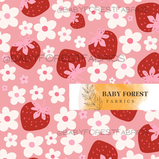 Very pink strawberry