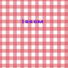 Load image into Gallery viewer, Bright colour block red gingham