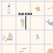 Load image into Gallery viewer, Small ocean checks