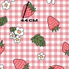Load image into Gallery viewer, Berry gingham