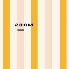 Load image into Gallery viewer, Thick golden peach stripes