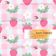 Load image into Gallery viewer, Berry bug gingham