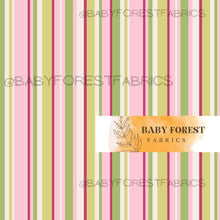 Load image into Gallery viewer, Green pink stripes