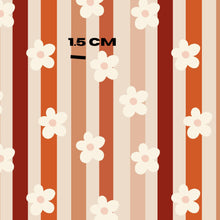 Load image into Gallery viewer, Rust Daisy stripes