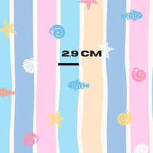 Load image into Gallery viewer, Fish pastel stripes