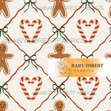 Load image into Gallery viewer, Prue Melanie Christmas Gingerbread cookies and bows