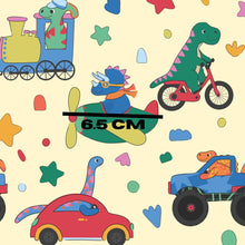 Load image into Gallery viewer, Retro travel dino yellow