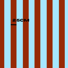 Load image into Gallery viewer, Rust blue stripes