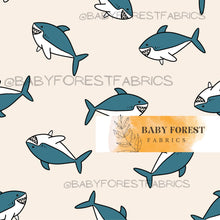 Load image into Gallery viewer, Prue Melanie Summer Sharks Tossed Dark Teal