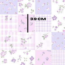 Load image into Gallery viewer, Purple Floral Patchwork