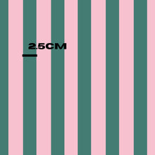 Load image into Gallery viewer, Green pink stripes
