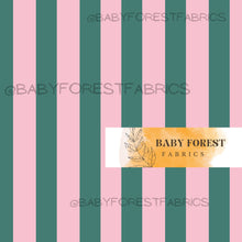 Load image into Gallery viewer, Green pink stripes