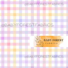 Load image into Gallery viewer, Purple rainbow gingham