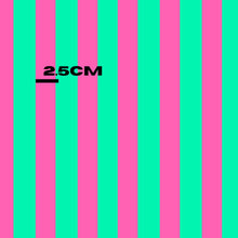 Load image into Gallery viewer, Bright pinkgreen stripe