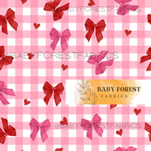Load image into Gallery viewer, Pink red bows