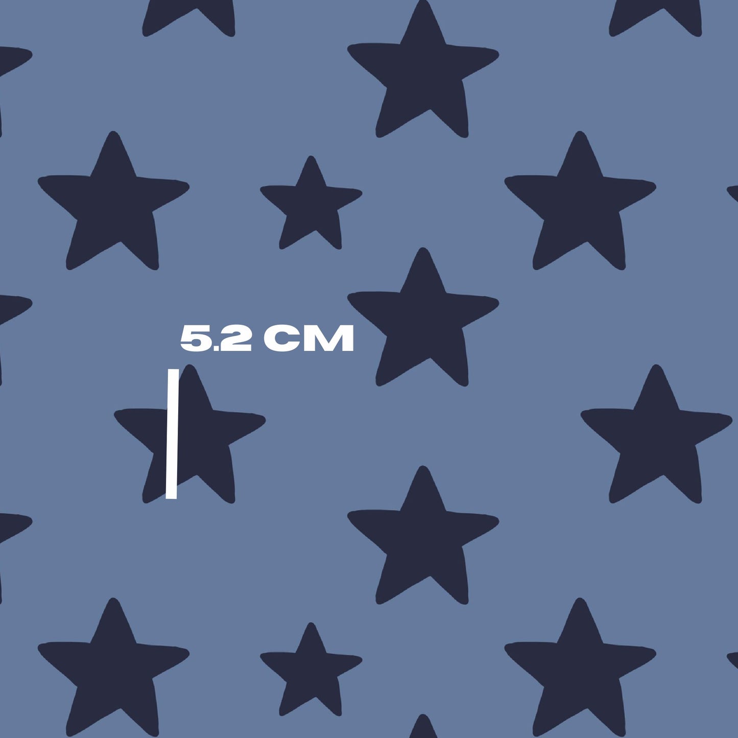 dark blue stars on dusty blue