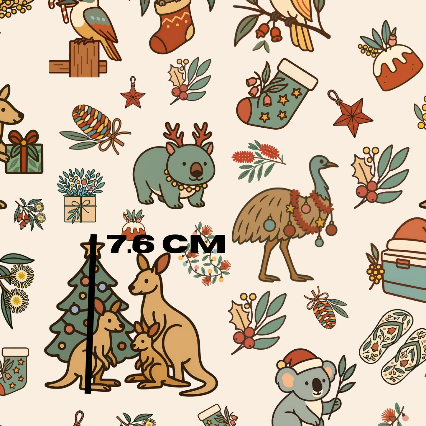 Native bush Christmas Cream