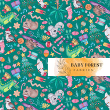 Load image into Gallery viewer, Cartoon Christmas teal