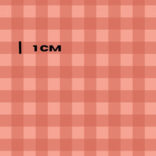 Load image into Gallery viewer, Gingham to match Red gingham coquette stripes