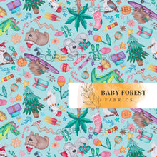 Load image into Gallery viewer, Cartoon Christmas blue