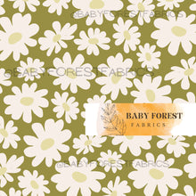 Load image into Gallery viewer, Olive green daisy