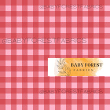 Load image into Gallery viewer, Strawberry red gingham