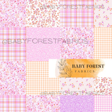 Load image into Gallery viewer, pink lilac peach patchwork