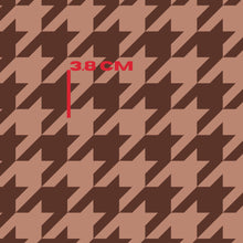 Load image into Gallery viewer, Rust houndstooth