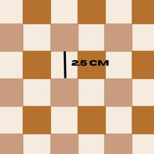 Load image into Gallery viewer, Caramel Ochre checks