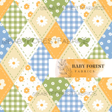 Load image into Gallery viewer, Green blue summer patchwork
