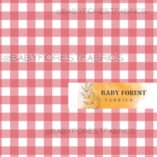 Load image into Gallery viewer, Bright colour block red gingham