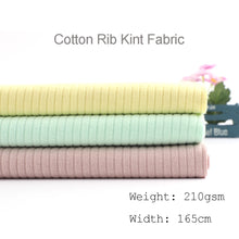 Load image into Gallery viewer, Solid Cotton Rib knit - PRE ORDER