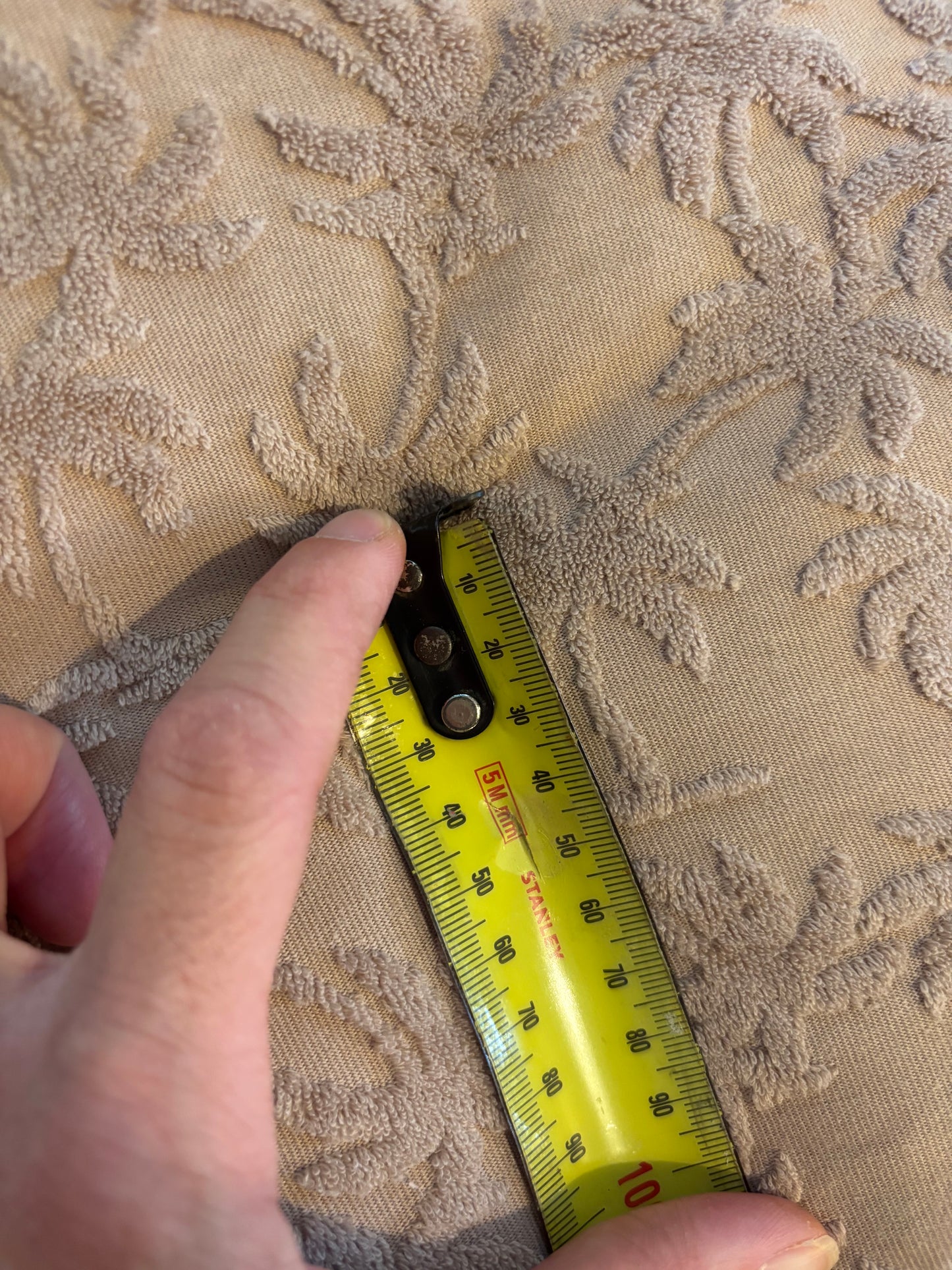 Palm jacquard Terry towel fabric