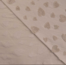Load image into Gallery viewer, Jacquard cotton hearts Sand