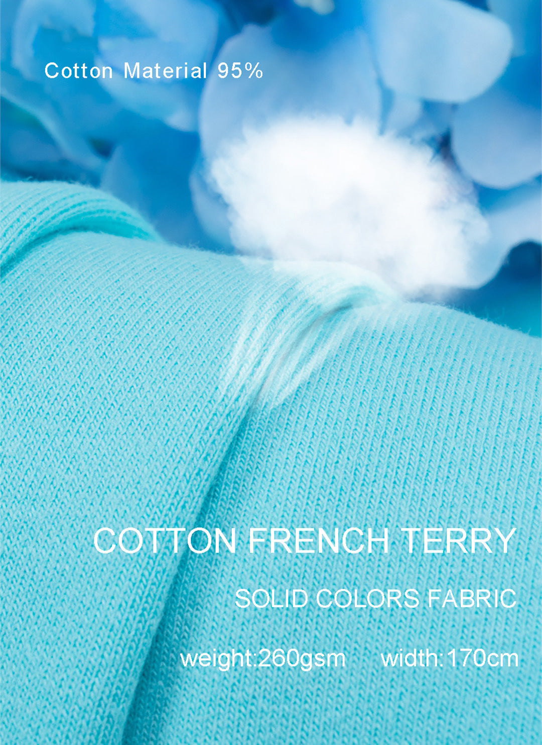 Solid French Terry colours 70-135 - PRE ORDER