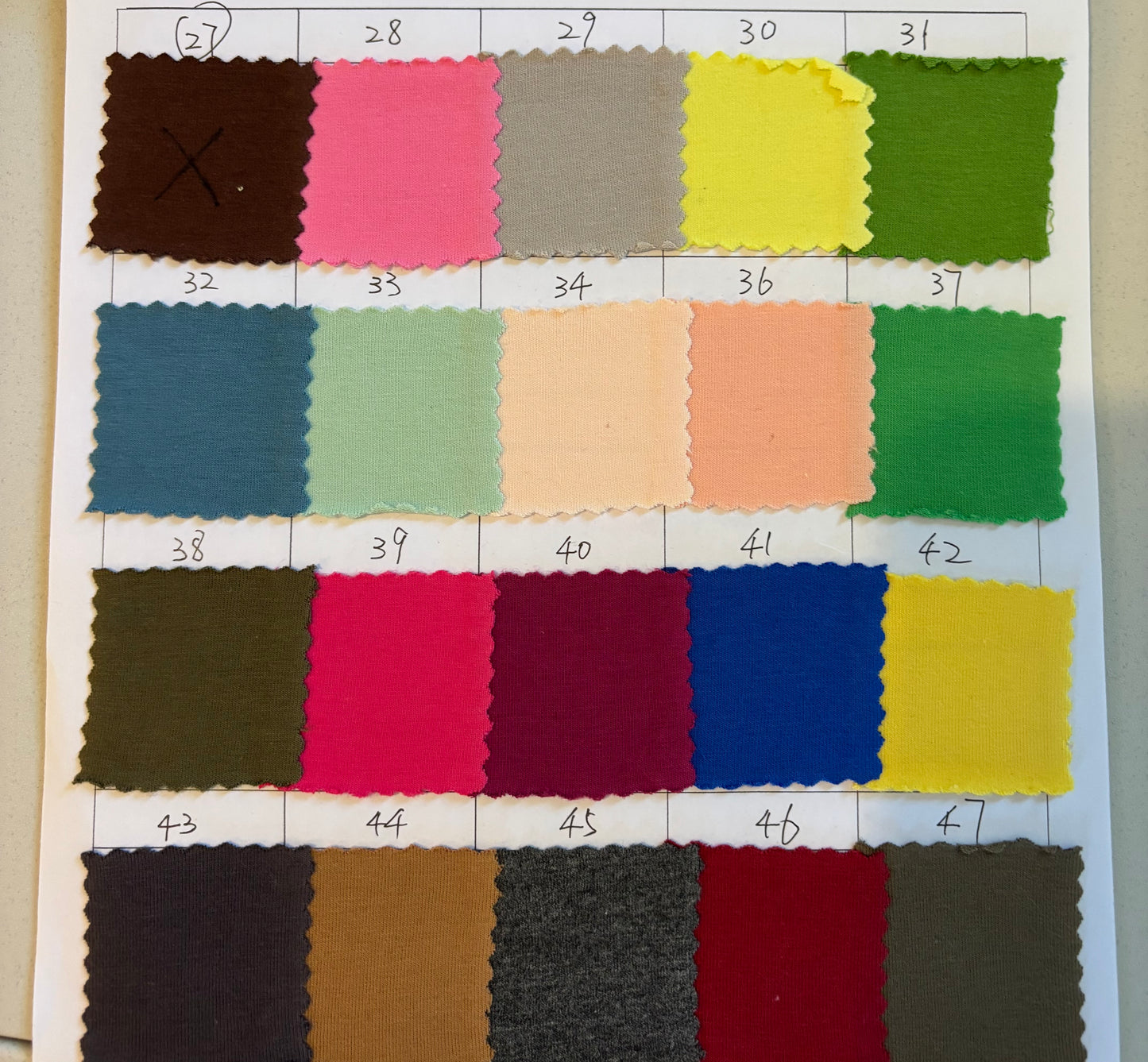 Solid Cotton Lycra - PRE ORDER